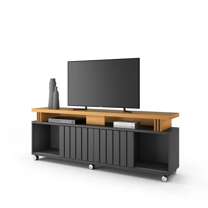 Lucas Box Rack Rack BRIZ 1,80 negro | Mueblería y Colchonería Lucas. Desde1976